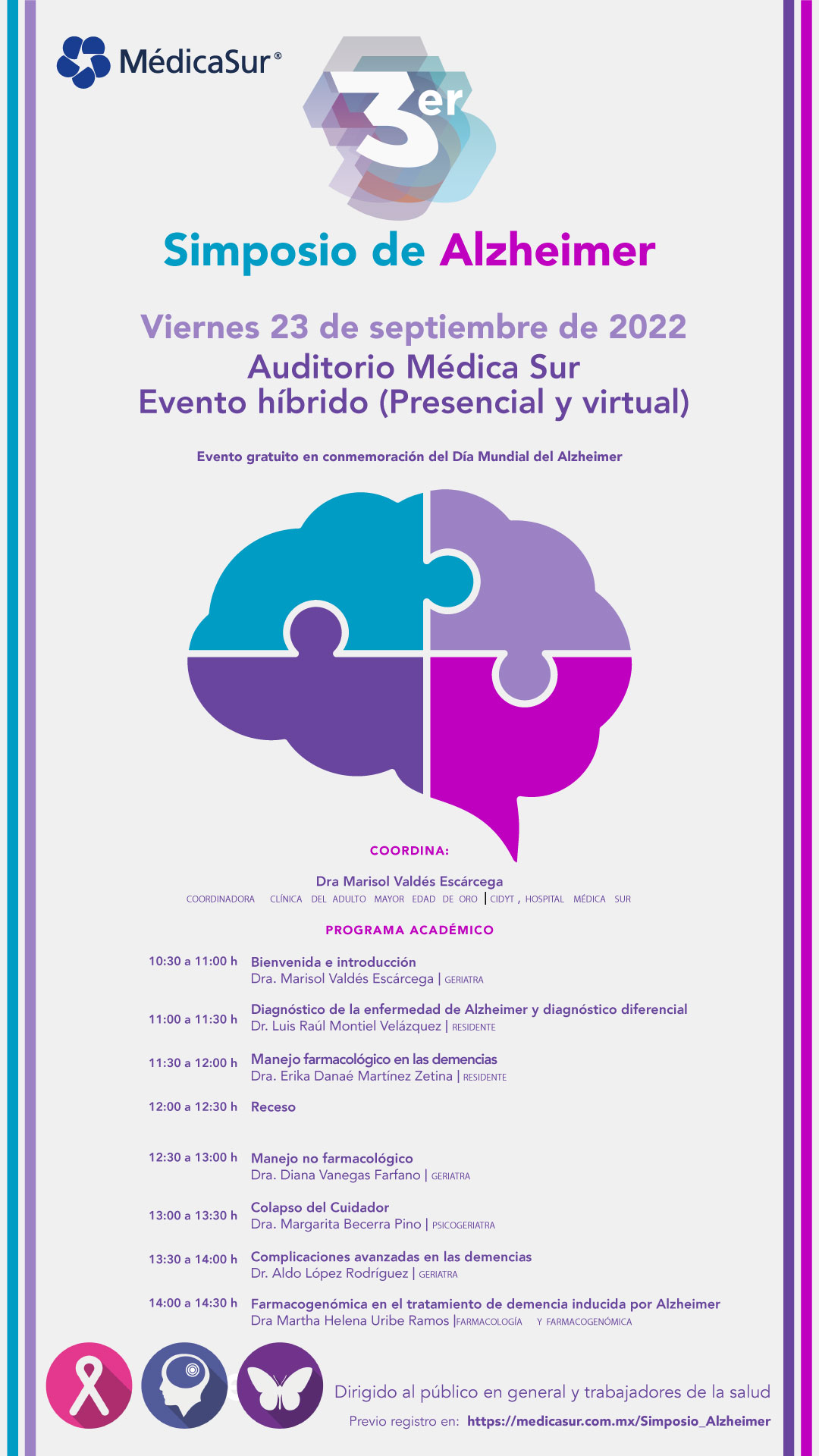 3� Simposio de Alzheimer: Enemigo silencioso